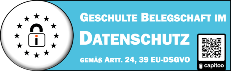 Im Datenschutz geschult - capitoo Siegel